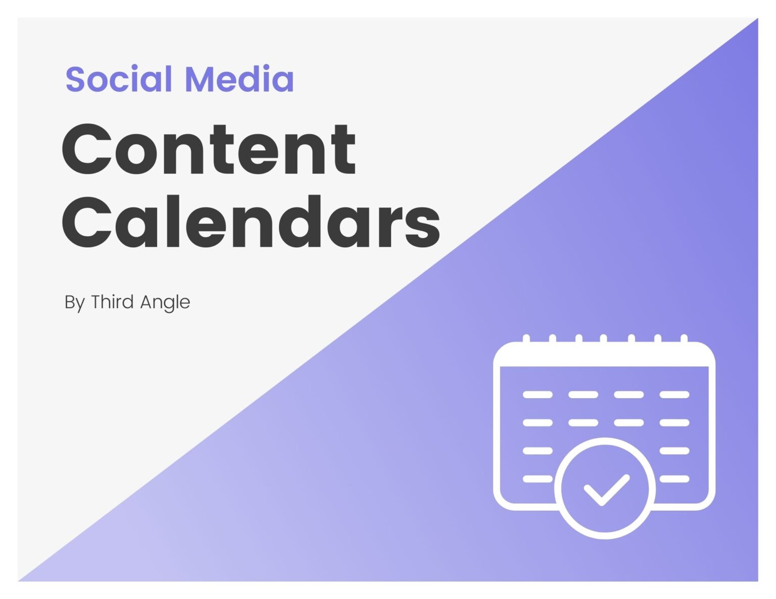 [TEMPLATE] Social Media Content Calendars for Small Businesses