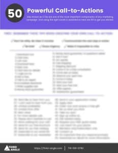 50 Call to action phrases flyer BLURRED 50 Call to action phrases flyer BLURRED