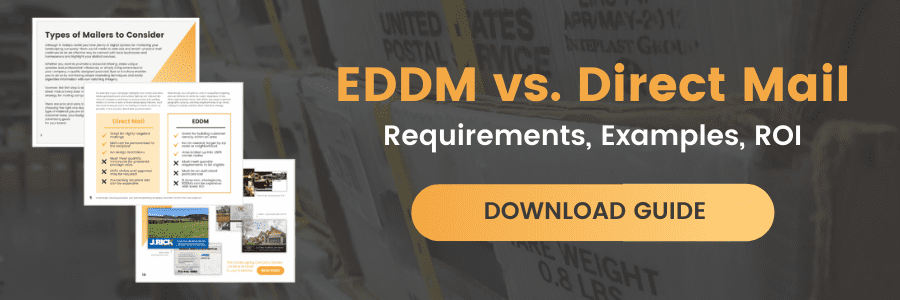 EDDM vs. Direct Mail; Requirements, Examples, ROI - Download Guide