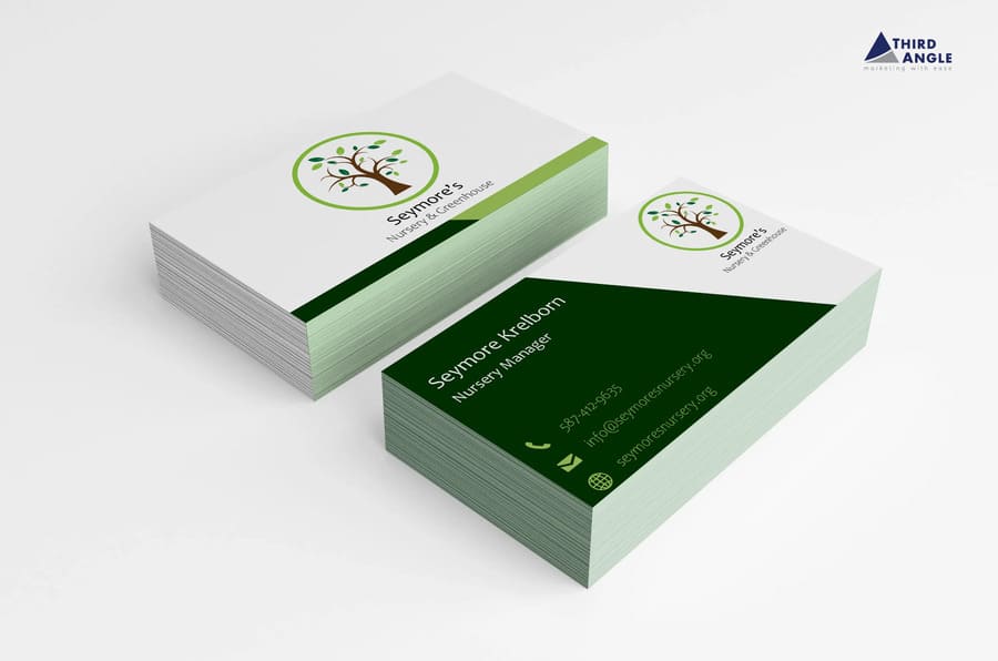 Landscaping Hardscaping Business Card Mockup