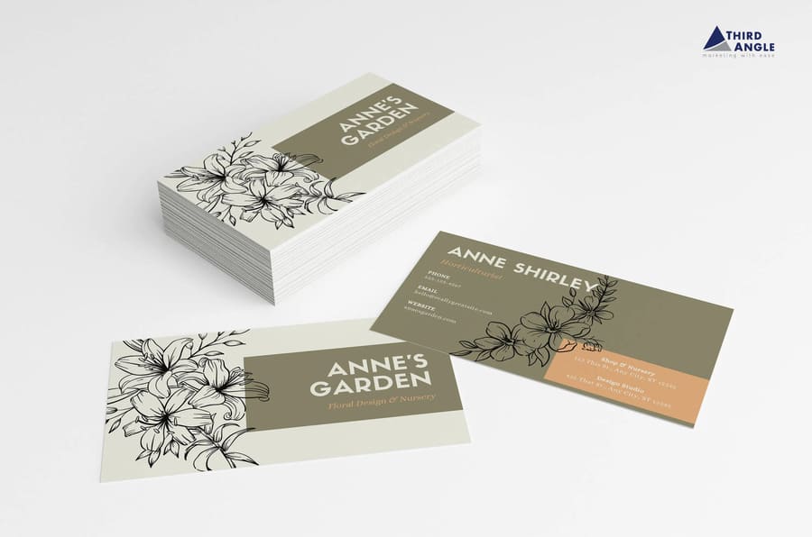 Landscaping Hardscaping Business Card Mockup