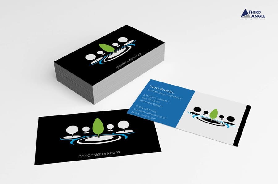 Landscaping Hardscaping Business Card Mockup